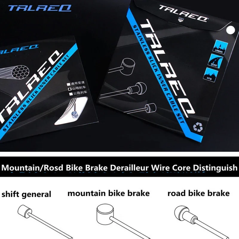 1pcs Slick Stainless Steel Brake Derailleur Inner Cable For MTB Road Bike Shift Gear Brake Cable Sets Inner Wire Shifter bicycle brake cable bicycle brake cable tips