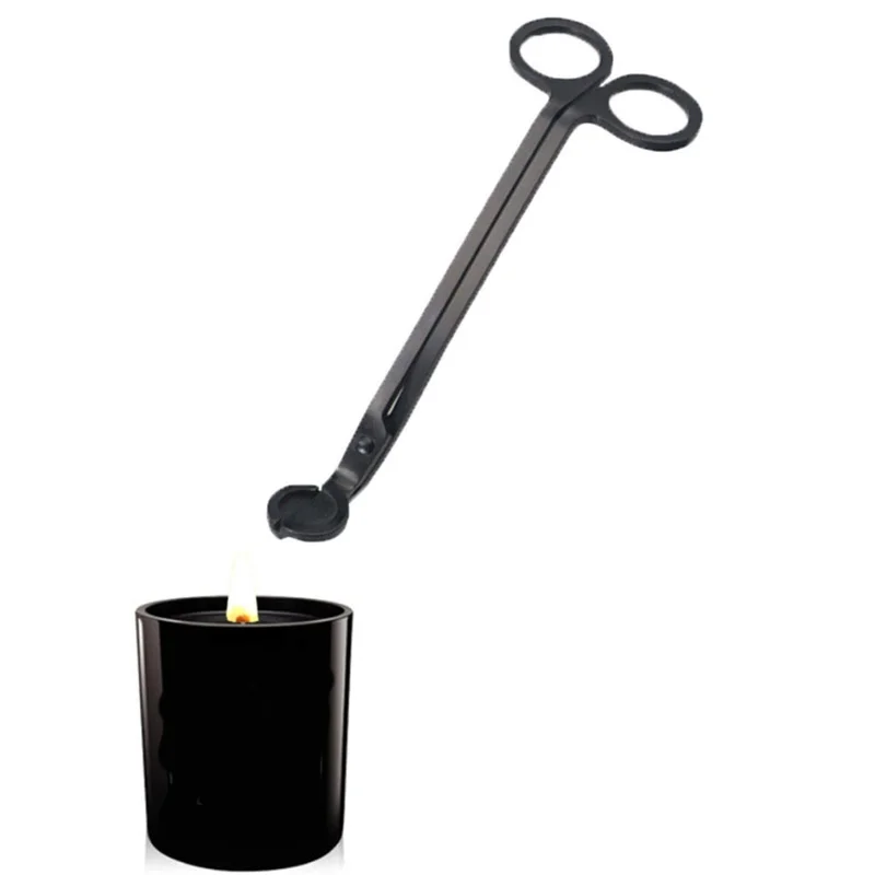 20pcs Candle Wick Trimmer Stainless Steel Candle scissors trim wick Cutter Snuffer Round head 3