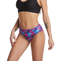 Menstrual SwinBottoms Ice Silk Seamless Period Panties High Absorbent Waterproof Swinsuit Leakproof BIKINI Women Beach Underwear 1