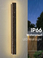  LED Long Wall Lamp IP66 Outdoor Waterproof Garden Fence Light Simple Indoor Wall Light For Home Decor Bedroom Corridor 