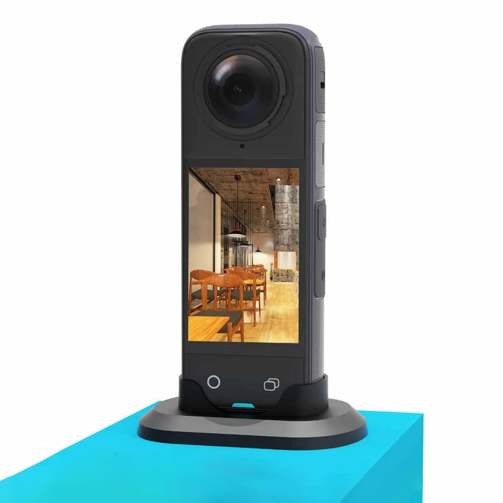 휴대용 데스크탑 지지대 스탠드, 카메라 마그네틱 베이스, Insta360 X4 와 호환, 다중 장면 촬영 지원