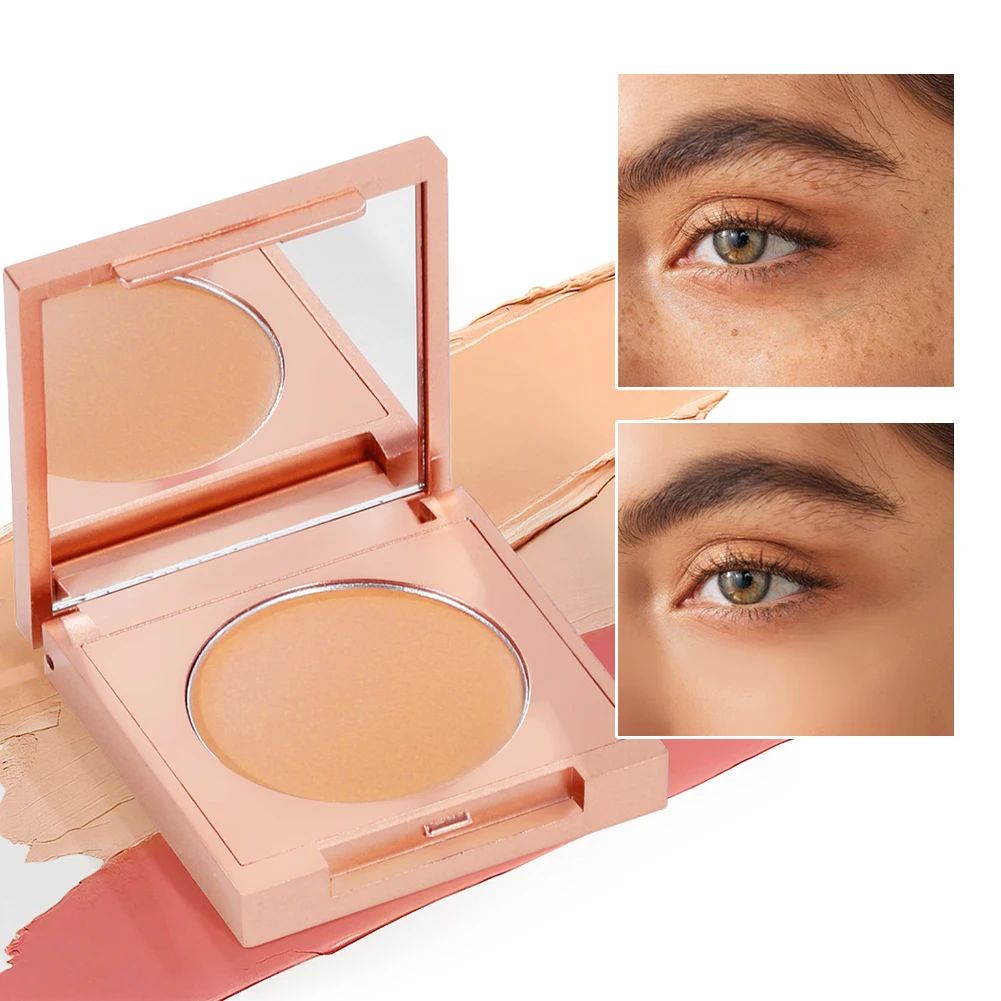 Lightweight Concealer Cream Natural Coverage Waterproof Long Lasting Smudge Proof Face Makeup Covers Dark Circles Blemishes_voghion.com