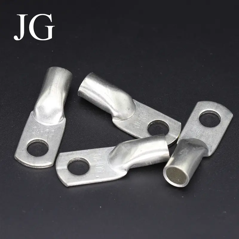 JG6/10/16/25/35/50/70/95/120-300 Marine Copper Screw Hole Electric Wire Cable Ring Tubular Cord End Lug Connector Crimp Terminal - Image 6