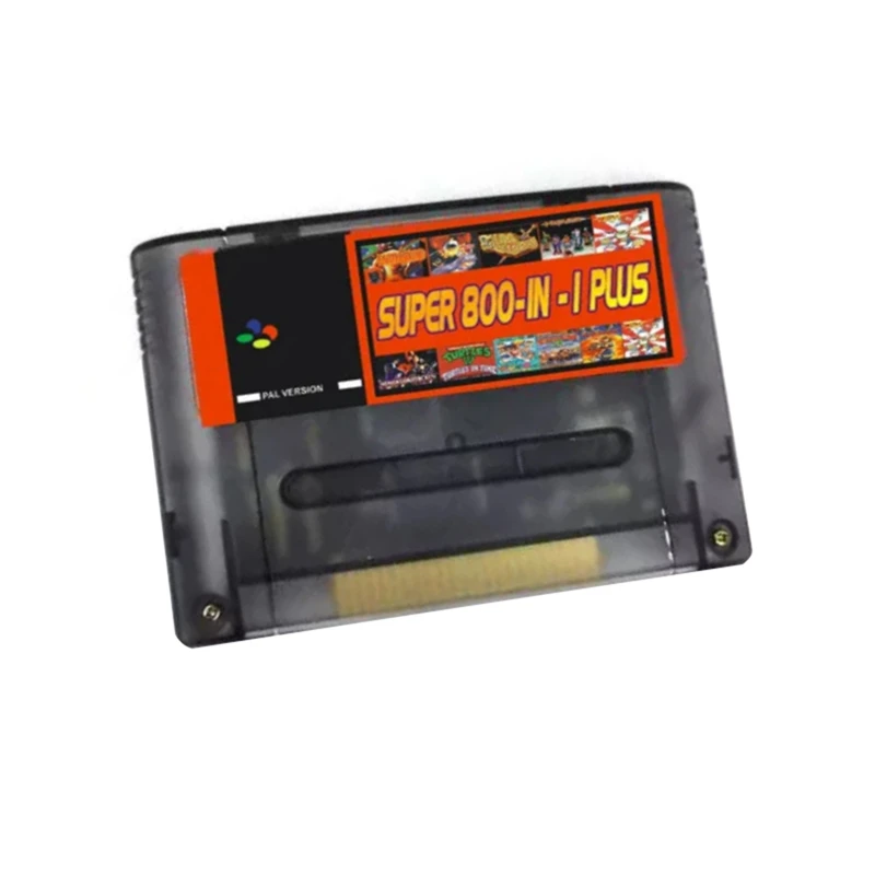 

DIY Super 800 In 1 Plus Game Card For 16 Bit Game Console Game Cartridge Support All USA/EUR/Japan Consoles