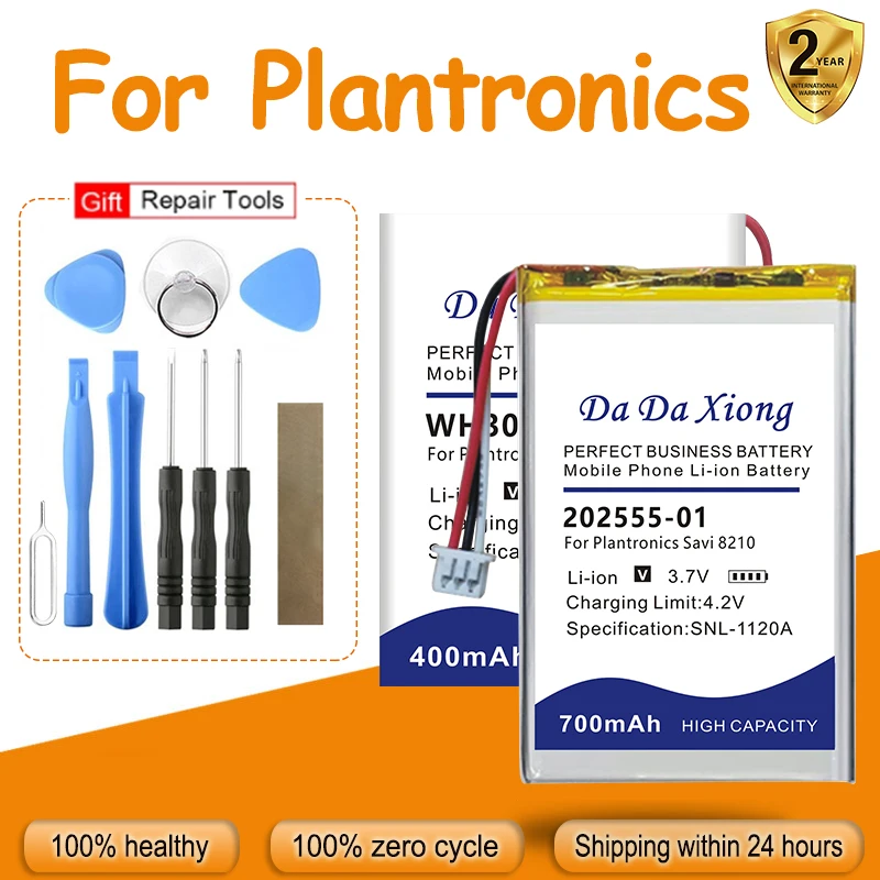 Pa-Pl003 Pr-423350 Batteria Wh300 Per Plantronics Savi Voyager Focus Legend 5200 8210 K100 Cs50 Cs55 Cs70 B825 Cs70N Wh300 Awh75N