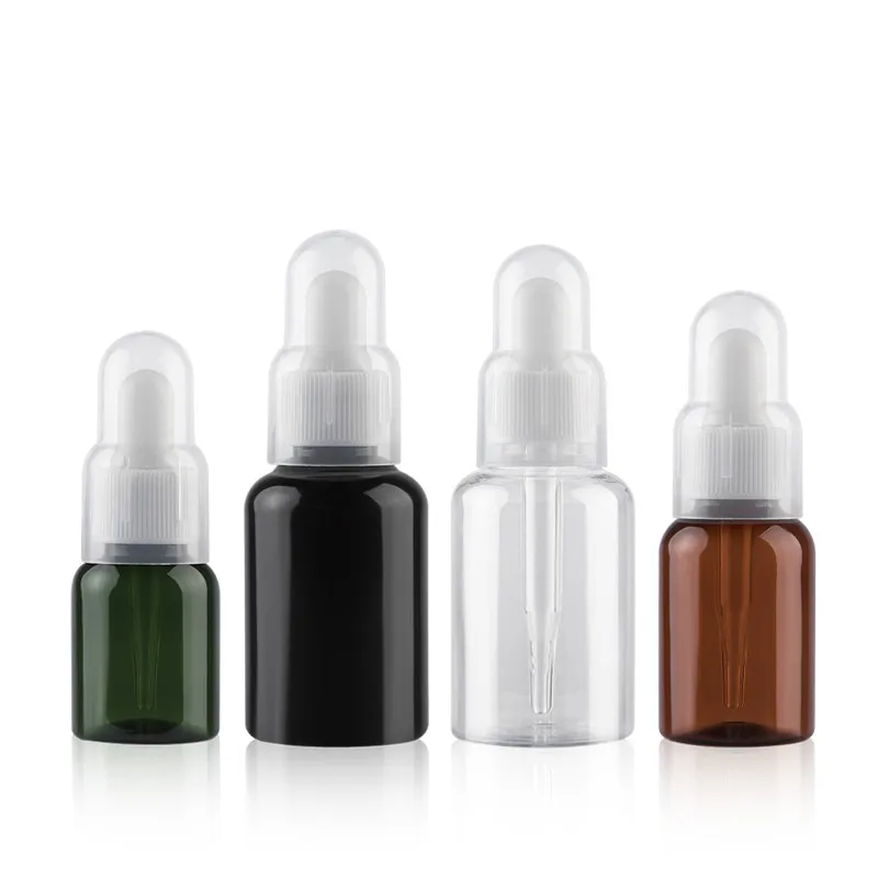 

Wholesale Plastic Dropper Bottle 25ml 35ml 50ml Jars Vials With Pipette For Cosmetic Perfume Essential Oil Bottles