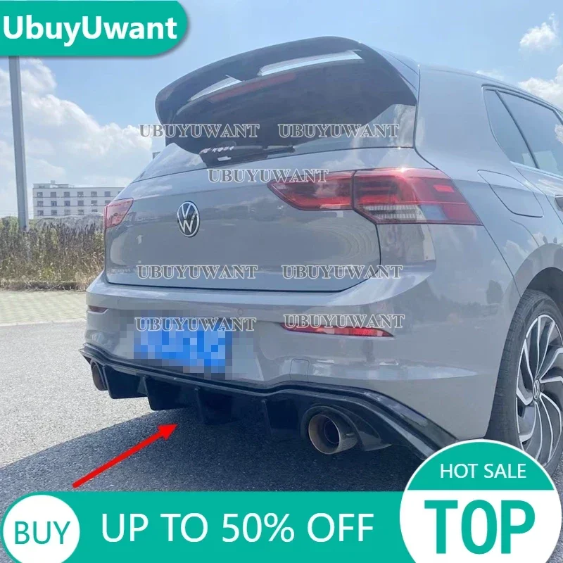 

Диффузор для заднего бампера автомобиля Volkswagen GOLF 8 MK8 pro R-line gti R 2020 2021 2022 2023