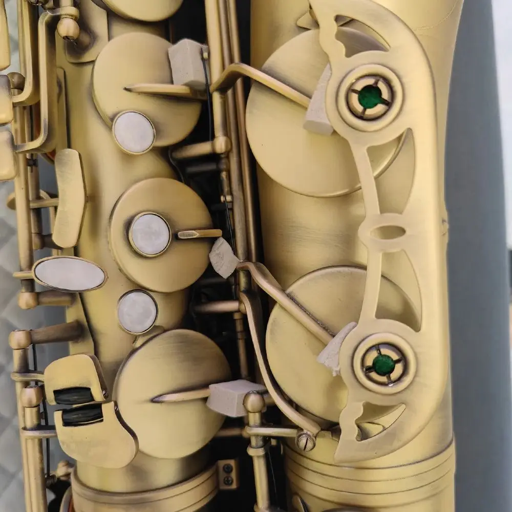 Matte original 54 one to one structure model Bb professional tenor saxophone retro antique copper Tenor sax jazz instrument