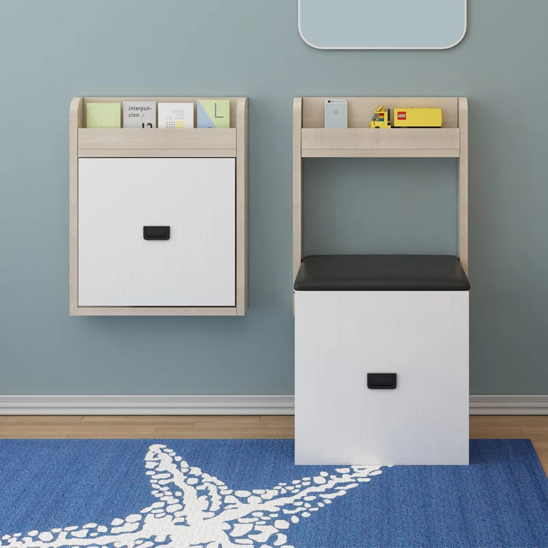 Nordic Wall Hanging Folding Stool,Shoe Changing Stool,Soft Chair,Home Entrance,Porch,Entrance,Corridor,Shoe Wearing
