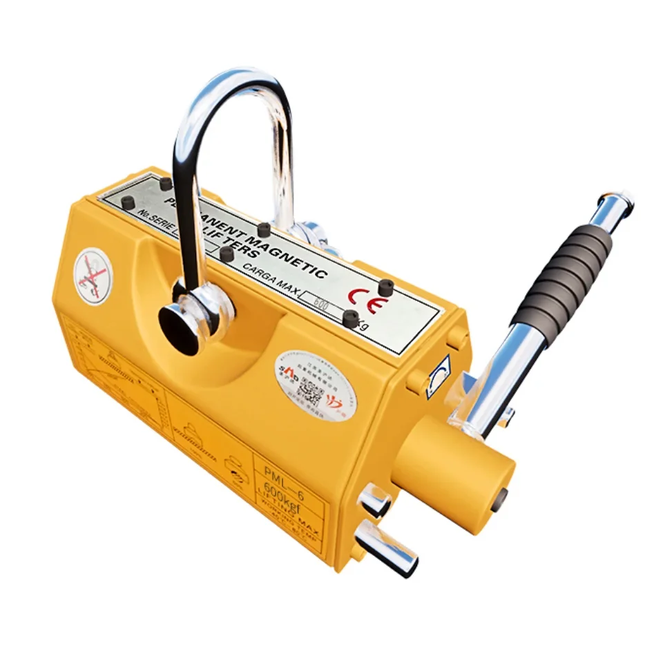 100kg Permanent Magnetic Lifter Magnet Sucker Crane Hoist Steel Lifting Chuck Metal Suction Cup Steel Magnetic Lifter