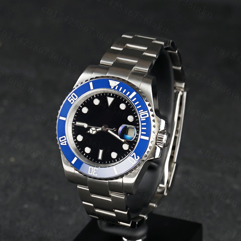 2022 Fashion New 40mm Men's Leisure Sports Sapphire Mirror Stainless Steel Material Waterproof Automatic Mechanical Watch