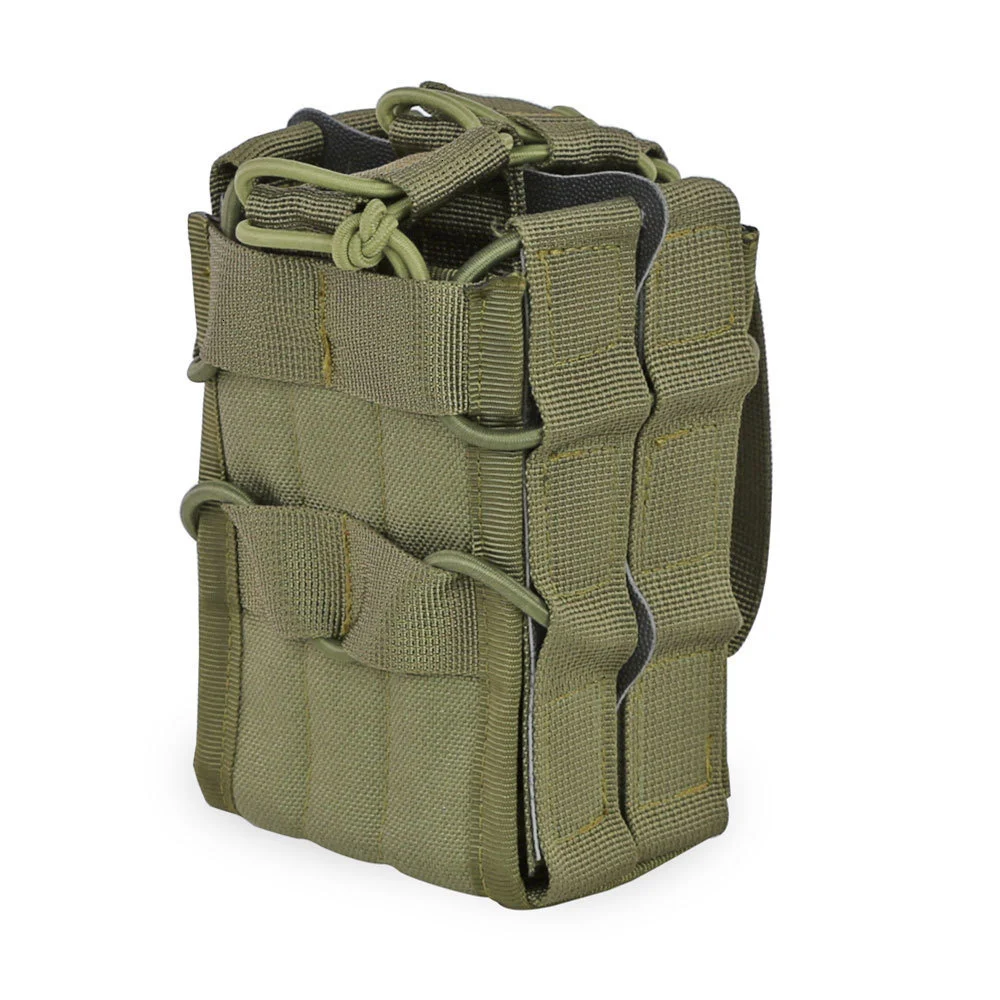 Sac De Rangement Tactique Nylon - Système Molle Pour Armes - Chasse Noir