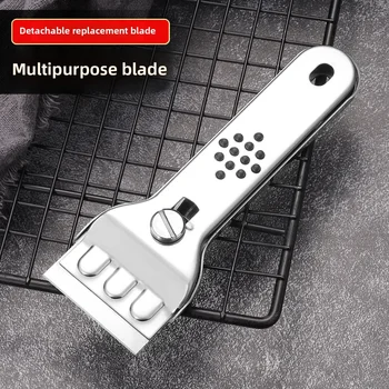 Stainless steel range hood cleaning scraper, kitchen grease remover, refrigerator defrosting scraper, and dirt remover 1