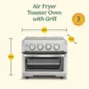 Cuisinart -70BKS AirFryer Oven with Grill,Black 6