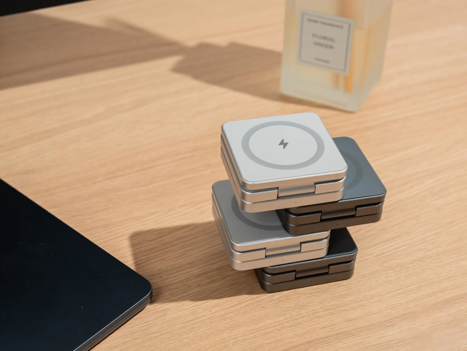 3 In 1 Foldable Magnetic Wireless Stand For IPhone 16 15 14 13 Pro/Max/Plus 3/2 Station Dock Fast Charger Holder_voghion.com