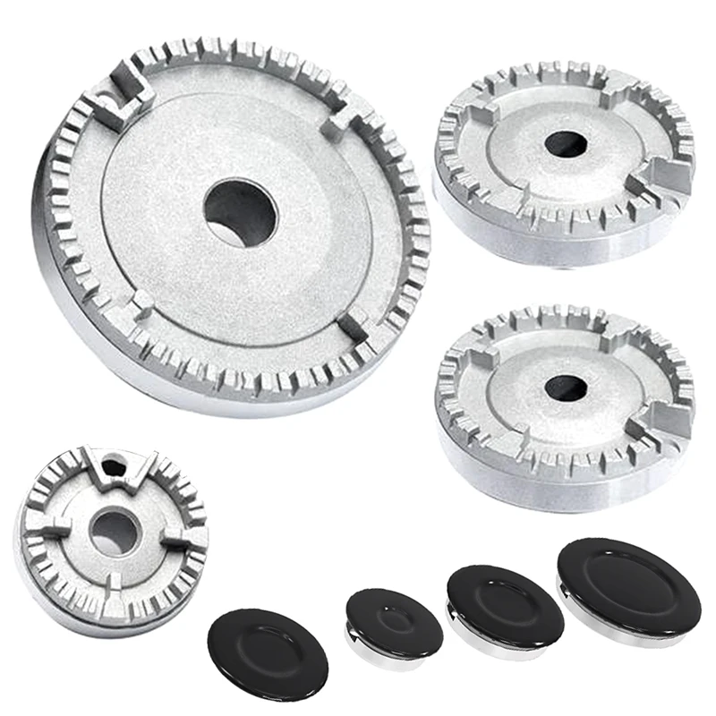 

Газовая плита для духовки, горелка с заводной крышкой, Модернизированная газовая горелка с пламенной крышкой подходит для большинства газовых горелок