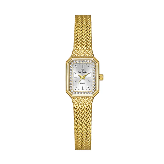ゴールド スクエアフェイス レディース 時計 SEIKO - SEIKOスクエア文字盤ゴールド腕時計の通販 by vintage