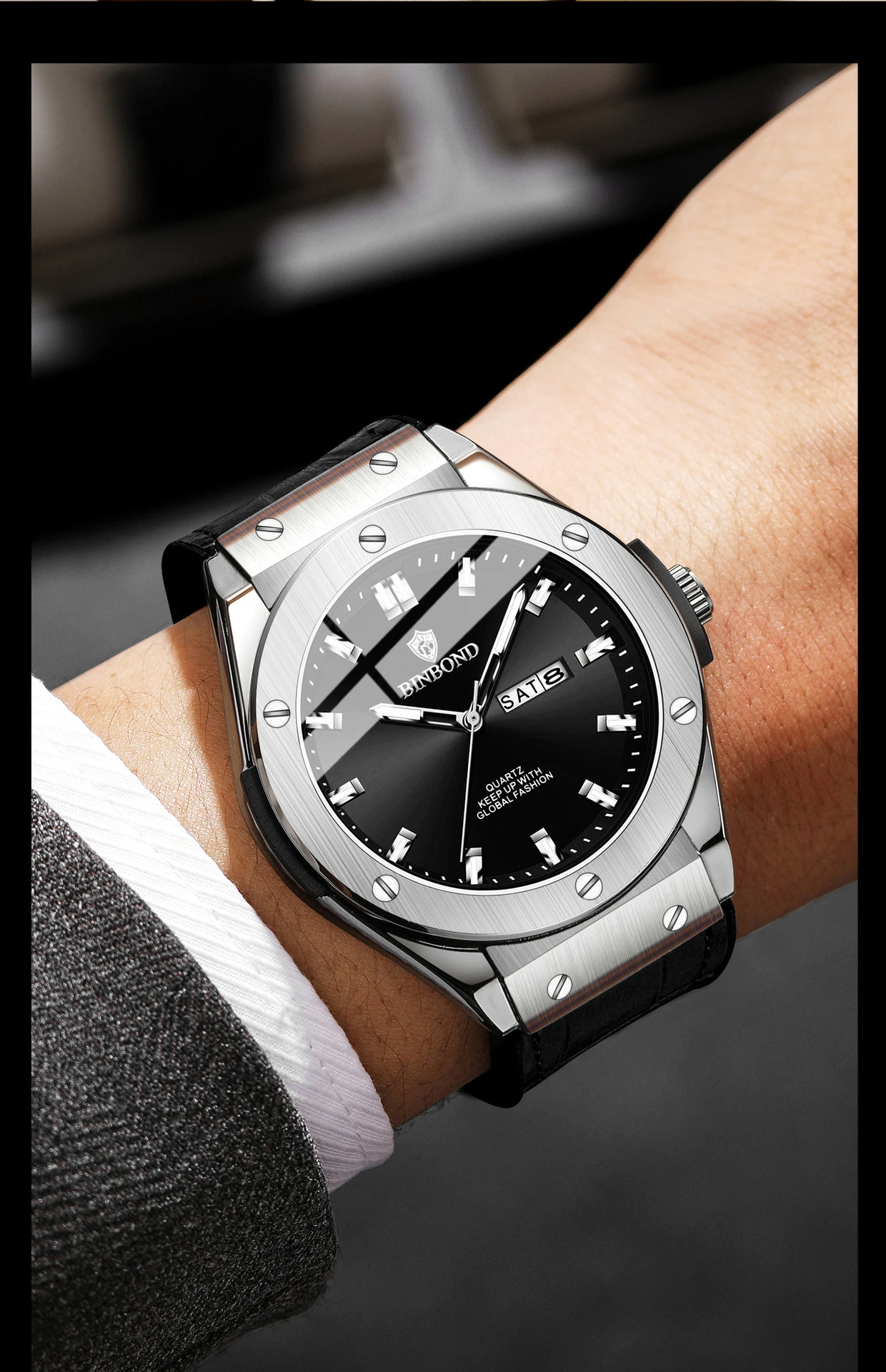 BINBOND B115 Men's Watch description image 11