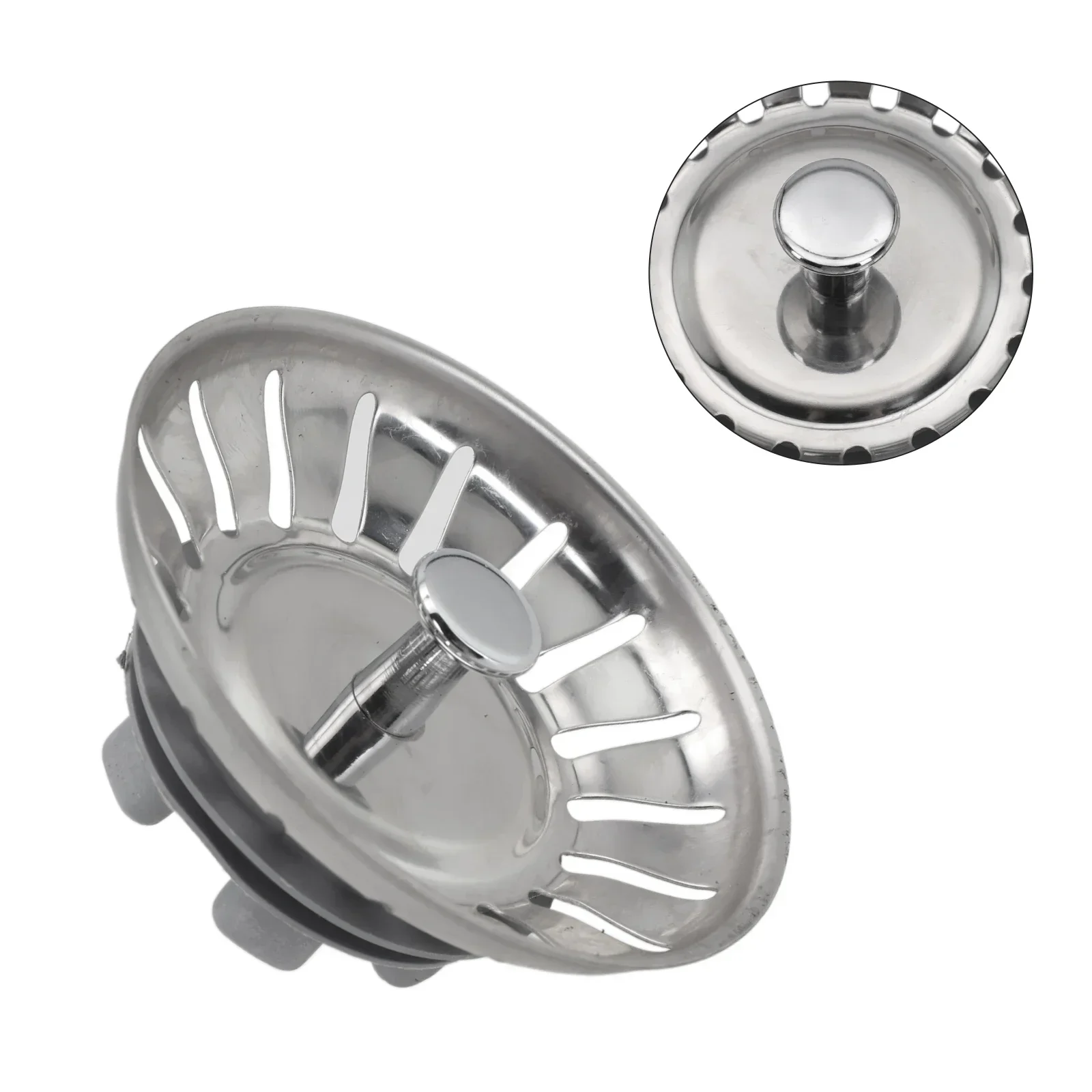 Kitchen Sink Strainer 1pcs Stainless Steel Kitchen Sink Strainer Stopper