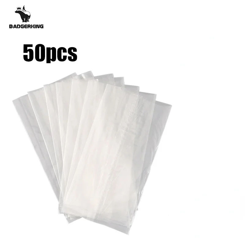 50pcs/lot  PVA Bags for Carp Fishing Fast Dissolving Environmental Water-soluble bag for carp fishing bag tackles