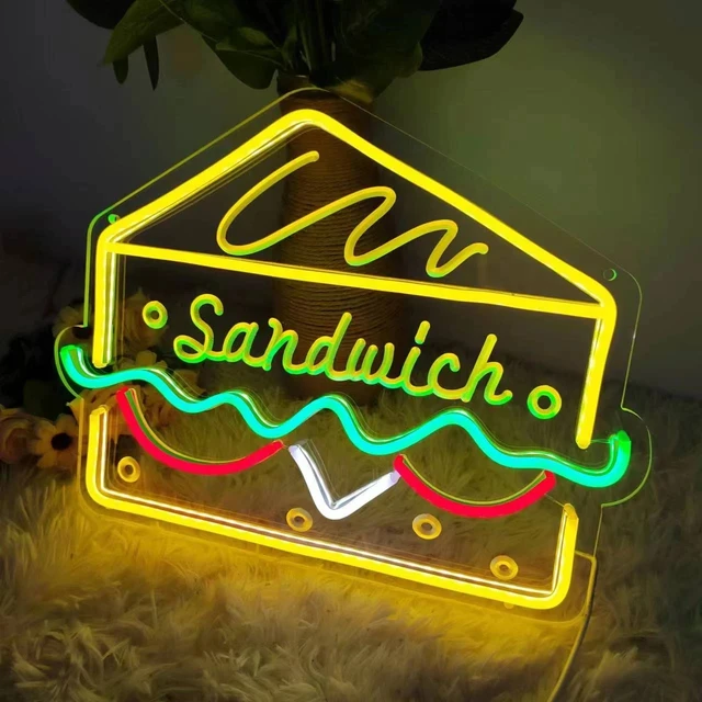 Donut Shaped Neon Sign Night Light