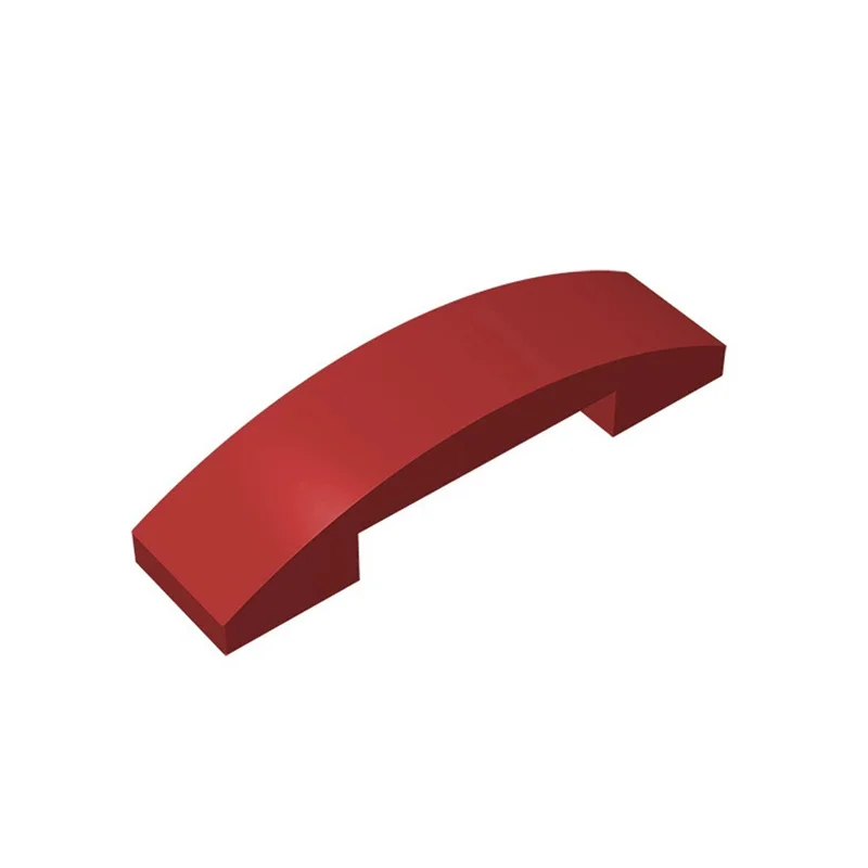 50 Stück 93273 Slope Curved 4x1 Double No Studs Bausteinspielzeug Kompatibles Zubehör DIY MOC High-Tech – Detail 17