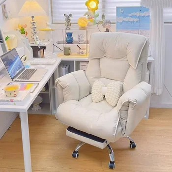 Sedia per computer seduta per un lungo tempo senza tirare Sedia da scrivania Silla Gamer Leisure Lift Sedie da gioco girevoli Sedia da ufficio per la casa