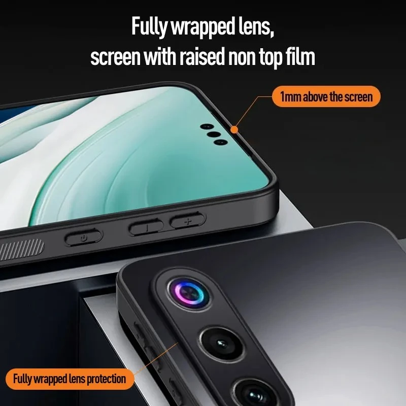 Magnetic Matte Shockproof Case with 360° Rotating Ring Holder - Hard Shell Cover
