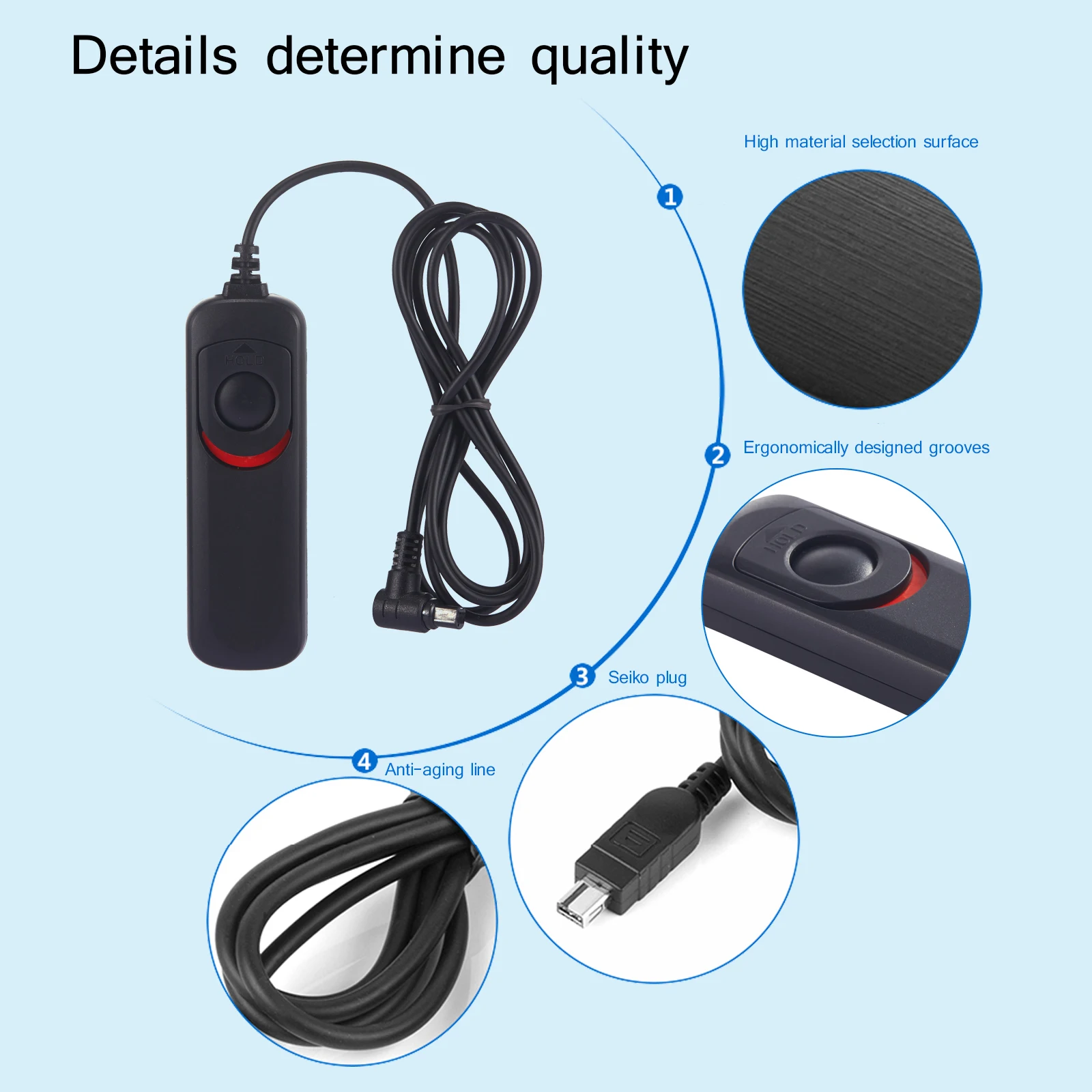 Photo Wired Timer Remote Control Shutter Release Cable For Canon Nikon Sony FUJITSU Camera Dslr camera remote shutter button,camera remote shutter release
