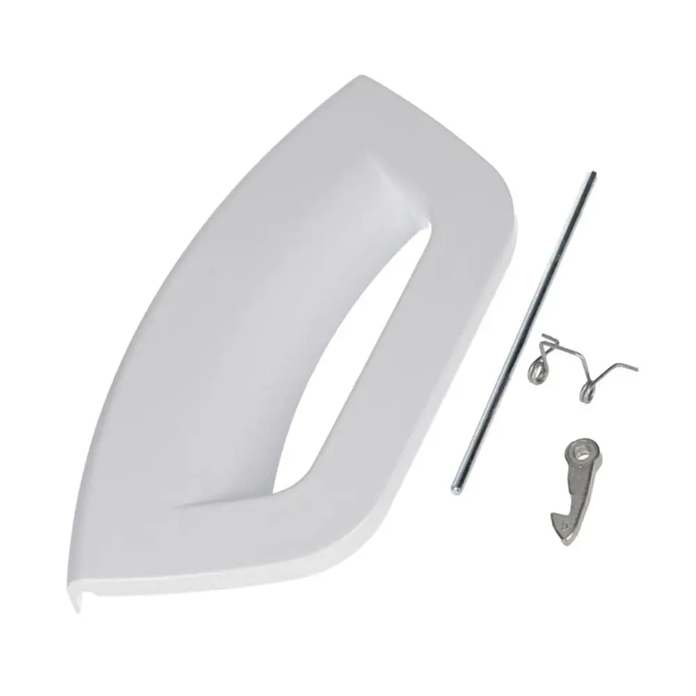 

Washing Machine White Door Handle Kit Replacement - Compatible With Hotpoint Ariston