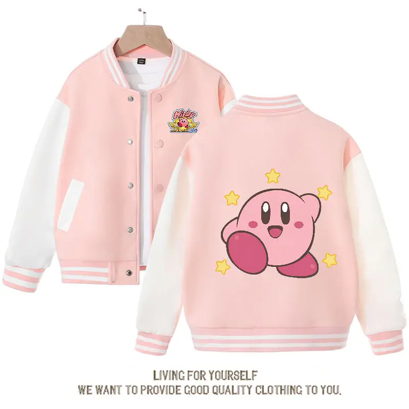 

Хлопковая бейсбольная Джерси Star Kabi Kawaii для девочек, весна-осень, детские топы, повседневная куртка, куртка, Спортивная удобная куртка