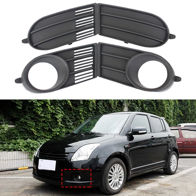 For Suzuki Swift 2005-2010 Car Accessories Front Bumper Grille Fog Lamp  Cover Frame Fog Lights Cover Trim With and without holes - AliExpress