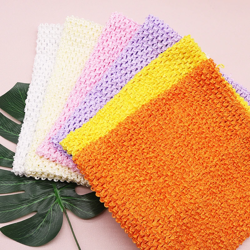 1pc 8/10/12inch Tutu Tube with Lined Soft Crochet for Girl Handmade Elastic Wrapped Chest Girls DIY Skirt Dress Accessories Gift