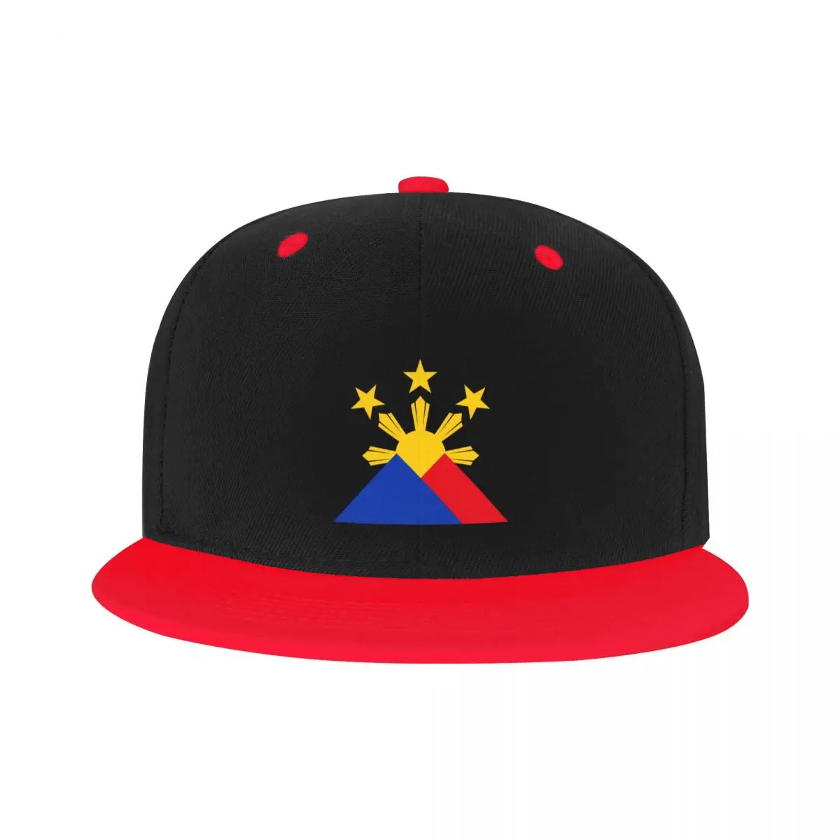 Custom Philippine Flag Landscape Baseball Cap for Men Women Flat
