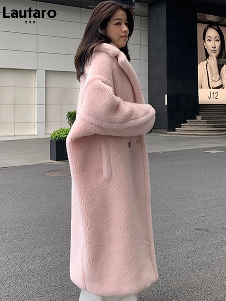 Teddy Coat Rosa Teddy Mantel Pink Teddy Mantel S Mantel Teddy Rosa