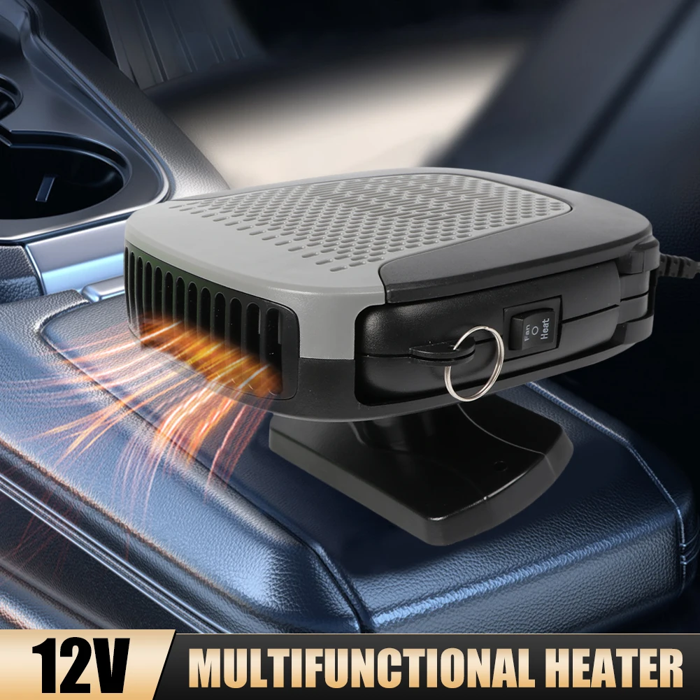 

2 in 1 Portable Fast Heating Car Heater Windsheild Defroster Windscreen Defogger Demister 12V 150W Plug in Cigarette Lighter