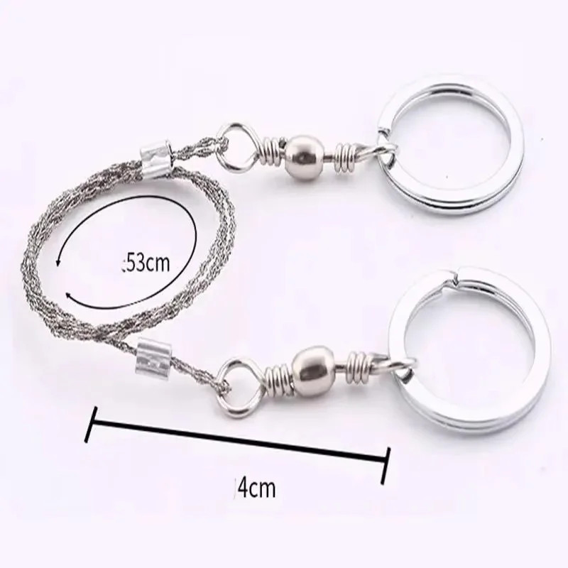 1pc Hand Drawn Rope Saw Multi-function Saw Manual Cutting Chain Tool Stainless Steel Wire Chain Saws Cutting Hand Tools multi purpose saw