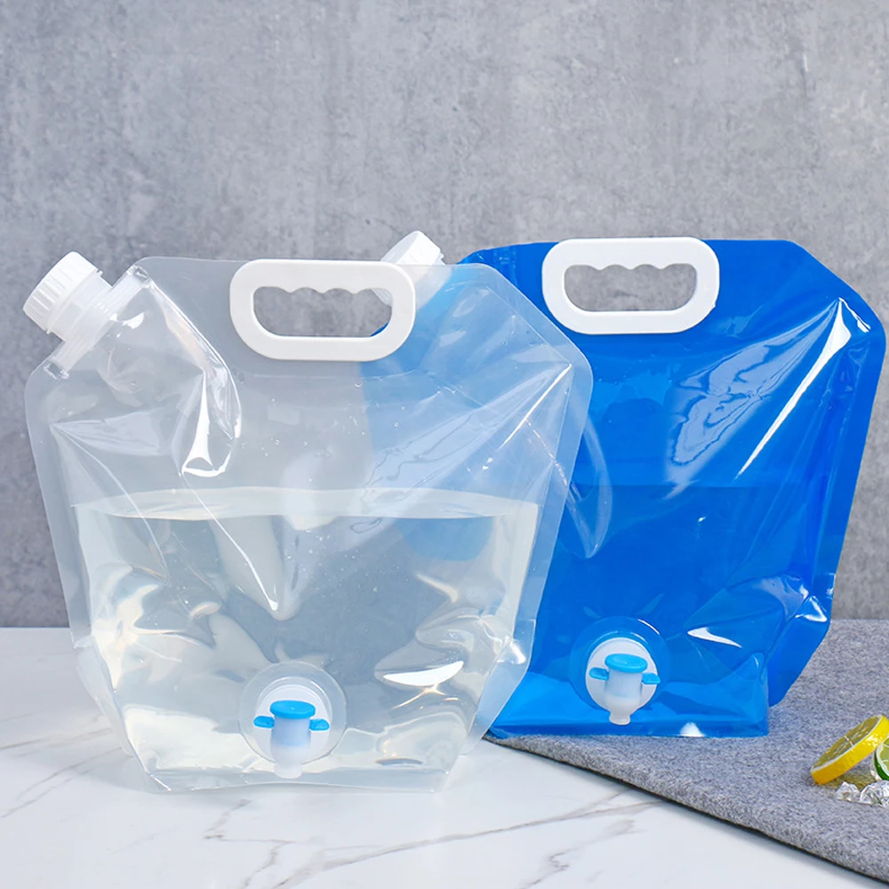 Seau d'eau pliable - VVIKIZY - 20L - Transparent - PE - Portable et Seau d'eau pliable - VVIKIZY - 20L - Transparent - PE - Portable et