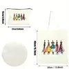 2pcs Demon Slayer Kamado Nezuko Tote Comic Retro Fashion Canvas Cartoon Makeup Portable Shopping Bags Wallet Shoulder Bag Set 4