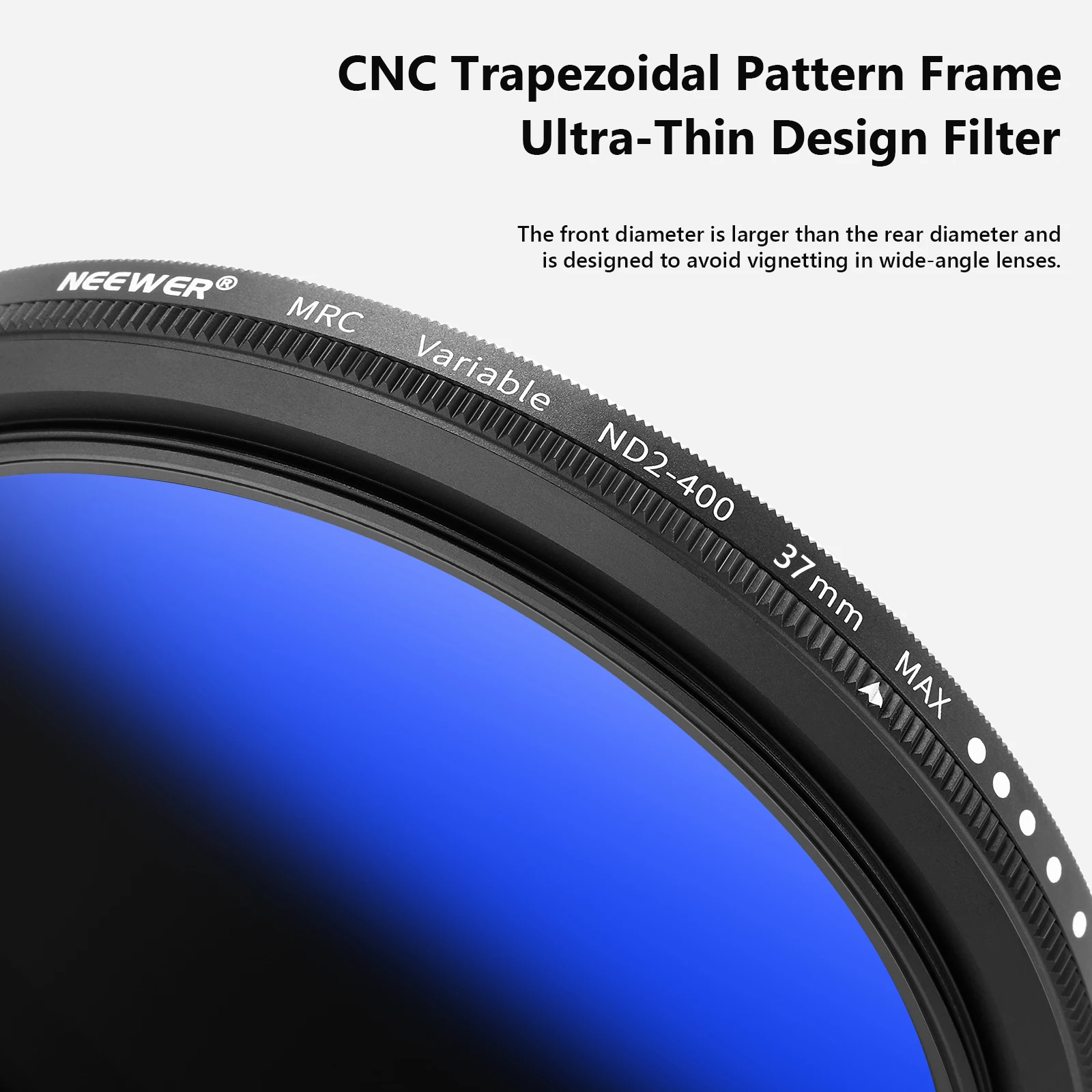 MRC Variable ND Filter ND2-ND400, Neutral Density Adjustable ND Filter Multi Lay