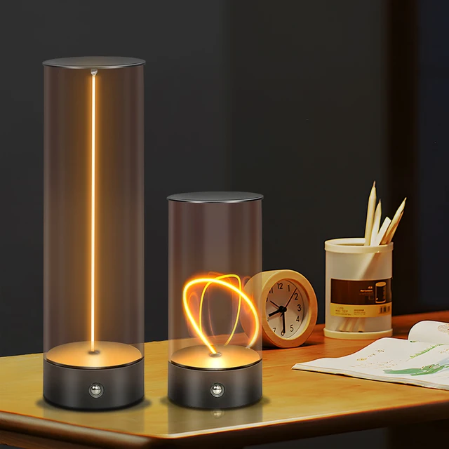 Cordless minimalist desk lamp modern touch breathing lamp with