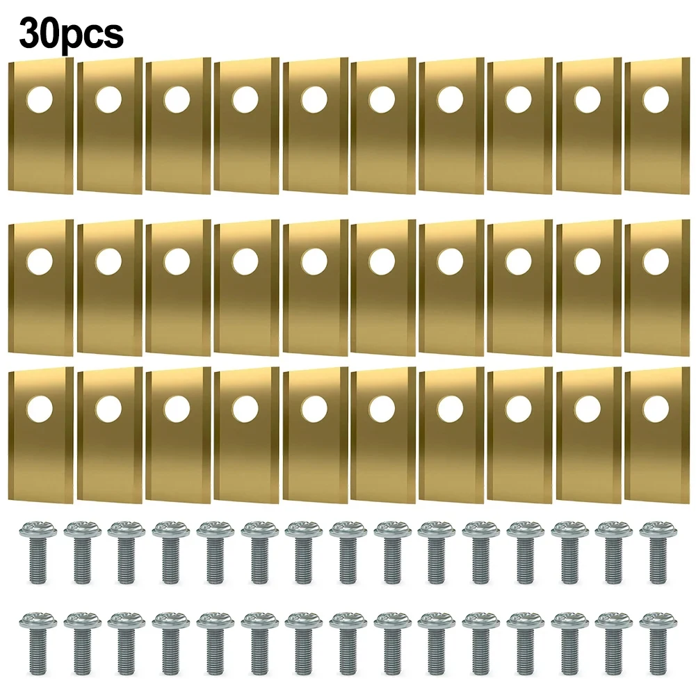 18/30pcs Stainless Steel Lawn Mower Cutting Blade W/Screw Kit Replacement For Husqvarna Automower/Gardena Robotic Lawnmower Part 2