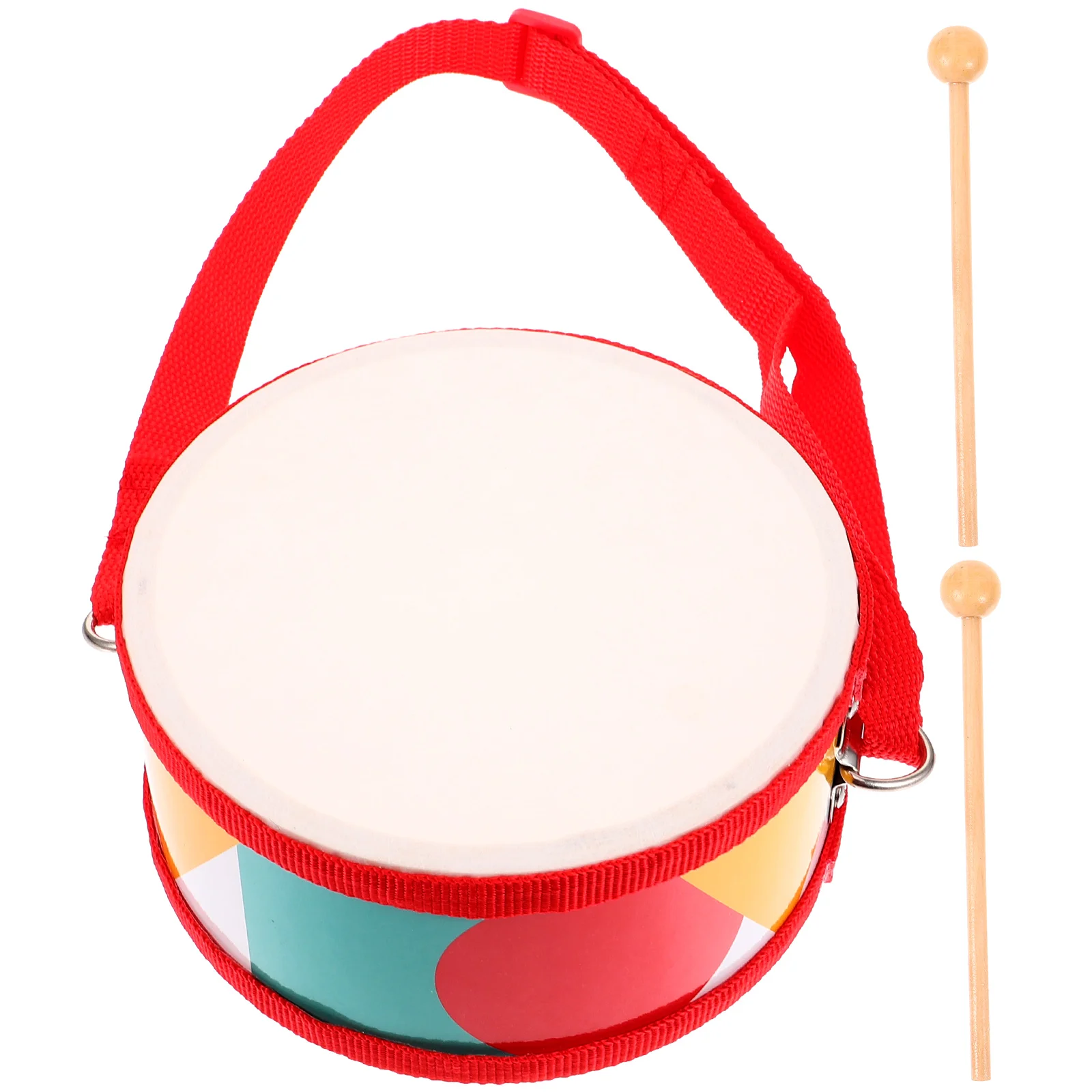 1 Set Marching Drum Percussion Instruments Early Education Toy Snare Drum Musical Toy with Sticks
