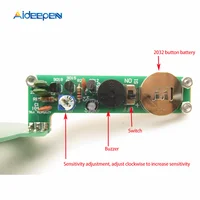 Metal Detector Kit Electronic Kit DC 3V-5V Non-contact Sensor Board Module DIY Electronic Part Metal Detector DIY Kit with Case 2