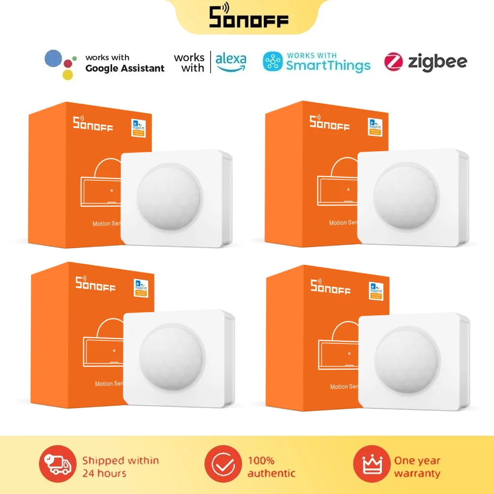 Smart Motion Sensor SONOFF SNZB-03 Zigbee 3.0 Motion Sensor Detector Smart Control Via eWeLink ZBBridge Required Work With Alexa Google Home