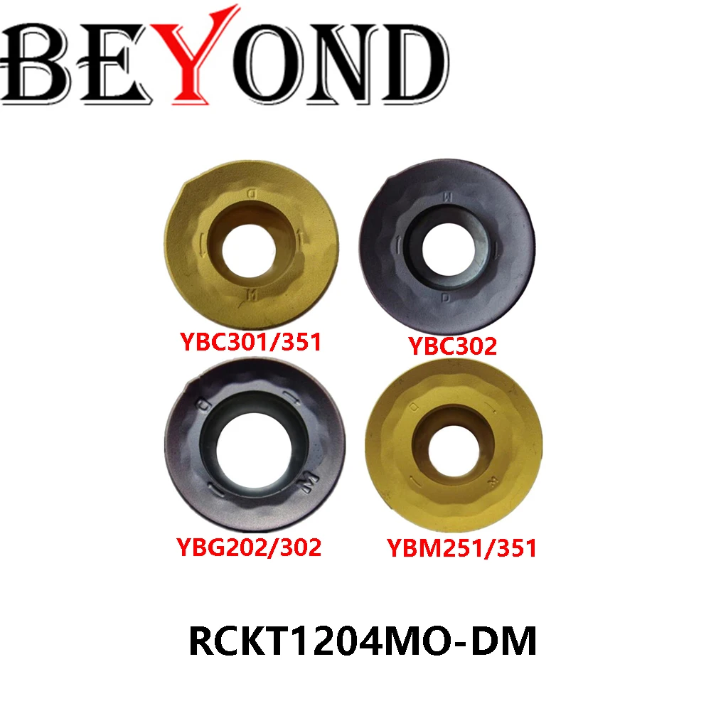 

Original RCKT1204MO-DM YBC301 YBC302 YBC351 YBG202 YBG302 YBM251 YBM351 CNC Cutter Turning Tools BEYOND Inserts Carbide RCKT1204