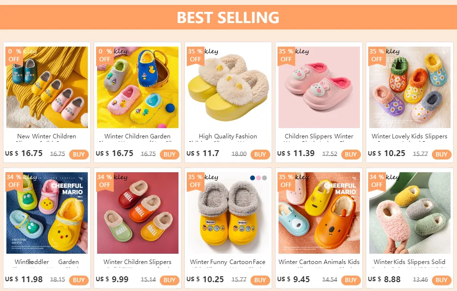 Winter Children Garden Shoes Waterproof Non Slip Home Slippers for Boys Girls Plush Warm Soft Light Indoor Shoes Kids Slippers children's sandals