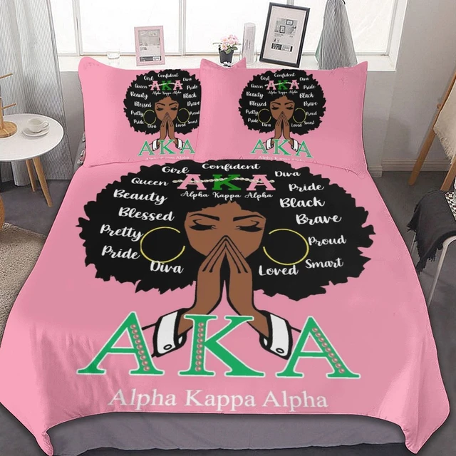 Alpha Sorority Kappa Alpha AKA Bedding Set Boys Girls Twin Queen Size Duvet  Cover Pillowcase Bed Kids Adult Home Textileextile - AliExpress