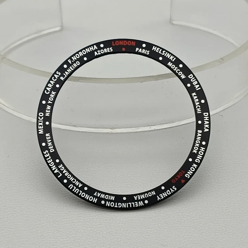 Flat Aluminum Watch Bezel Insert - 38x31.5mm