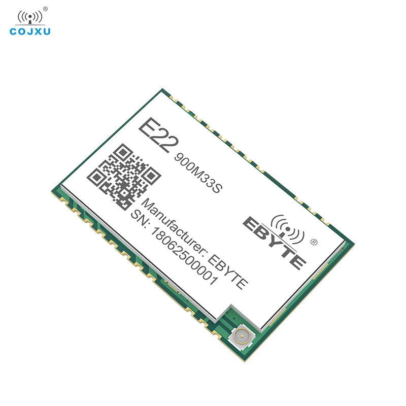 Фото Беспроводной модуль широкого спектра SX1262 LoRa 868 МГц на большое расстояние 16 км COJXU E22-900M33S 33dBm SPI SMD IPEX/печать отверстия №1